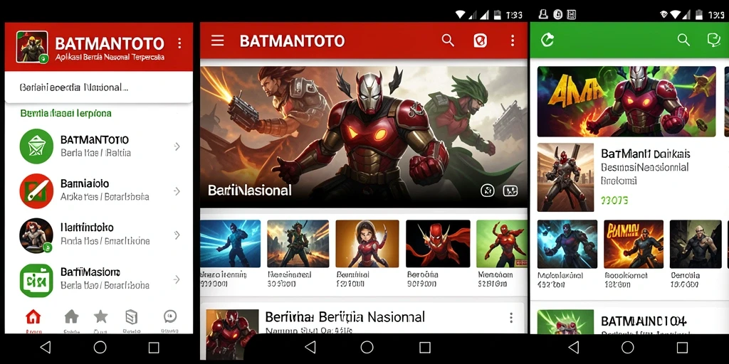 Tampilan antarmuka aplikasi BATMANTOTO yang menarik dan informatif.