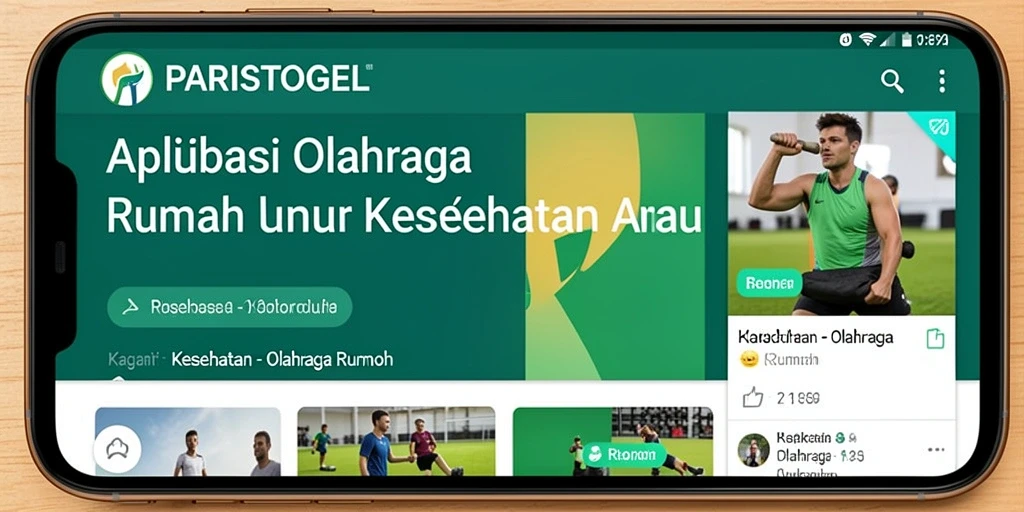 Tampilan antarmuka aplikasi PARISTOGEL yang intuitif dan menarik.